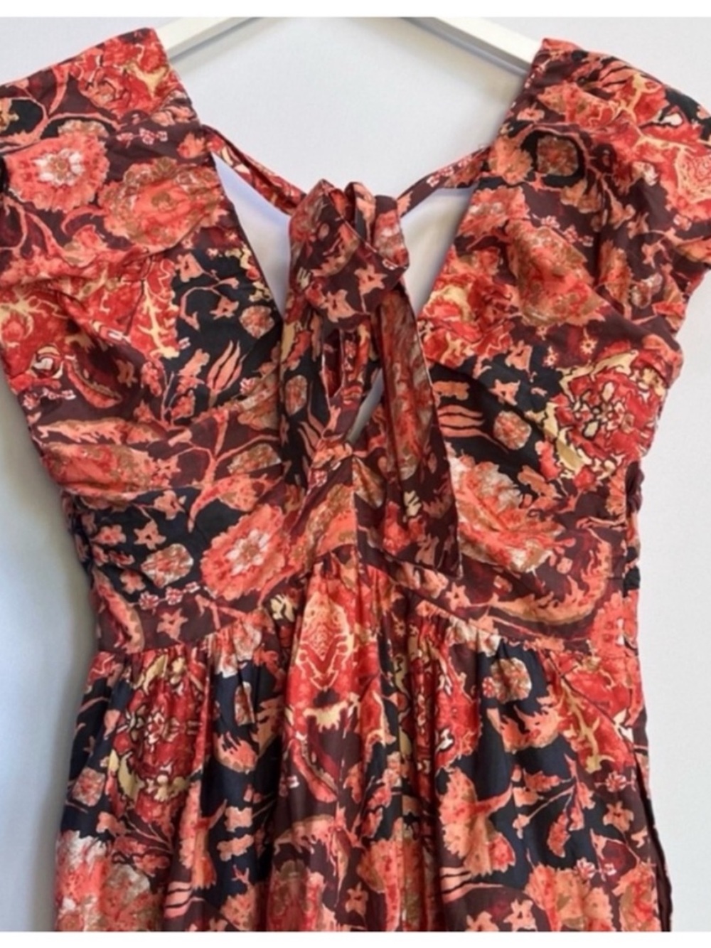 NWT Anthropologie Printed Floral Summer Babydoll  Dress, size 8 - Picture 11 of 16